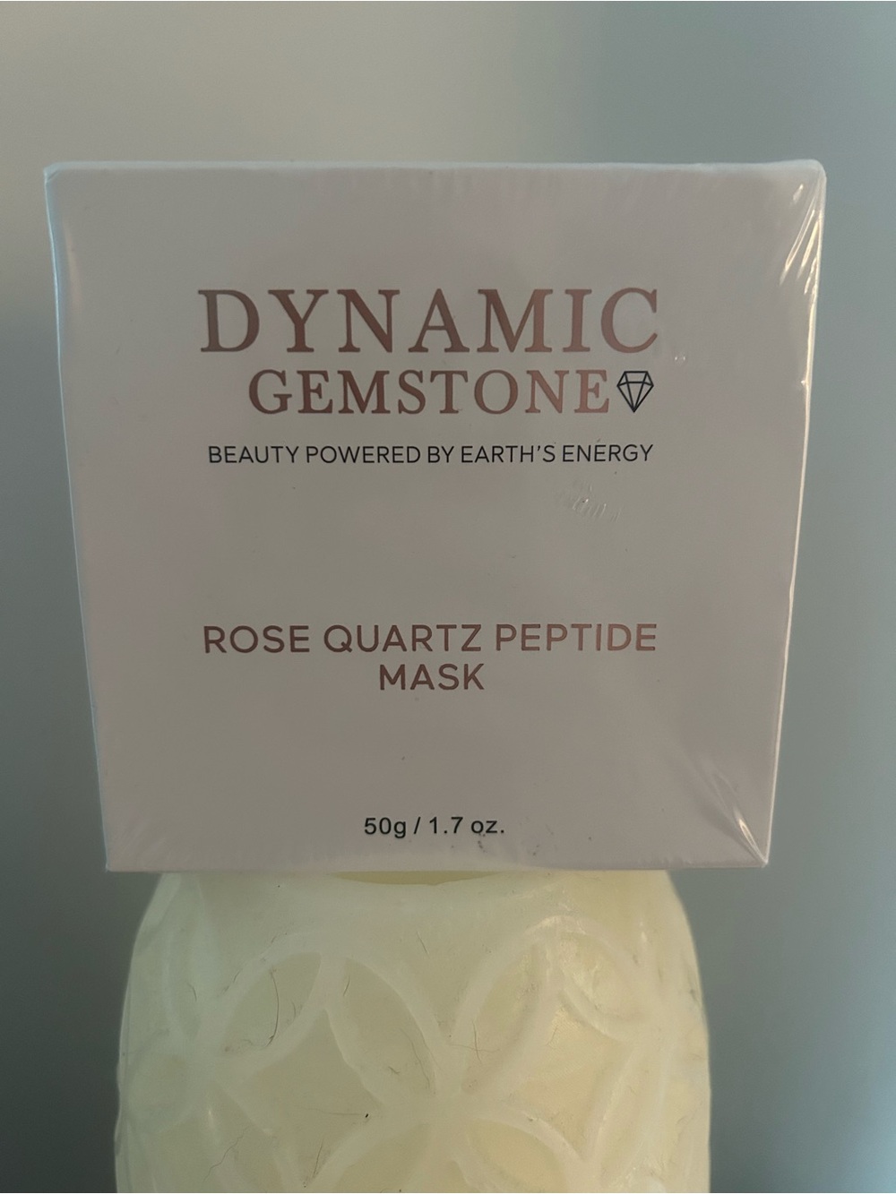 Rose Quartz Peptide Mask - Pink